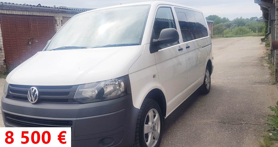 Грузопассажирский Volkswagen Transporter T5, 2012 года, Стоимость в Литве - 8500 Евро