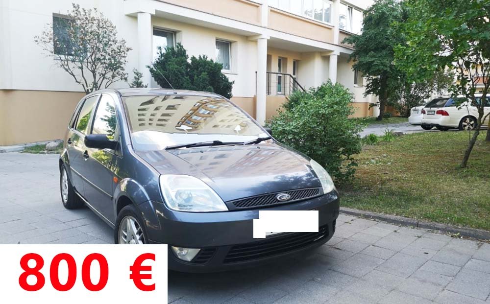 Продажа в Литве Ford Fiesta MK6, 2004 года выпуска