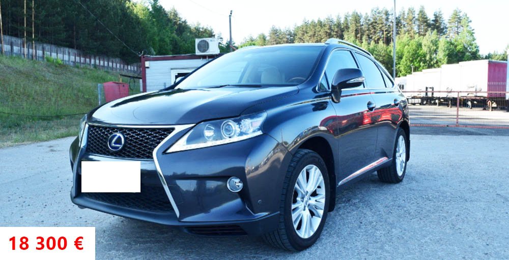 Продажа в Литве гибридного автомобиля Lexus Rx 450 H