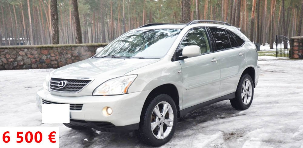 Продажа Lexus Rx 400H, 2006 год выпуска. Цена в Литве - 6500 Евро.