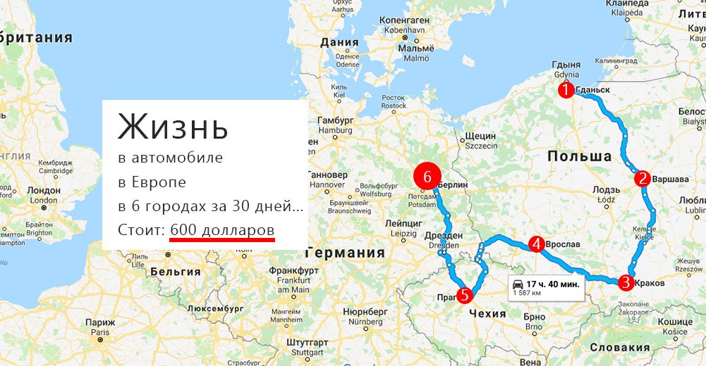 экономный способ путешествовать по Европе